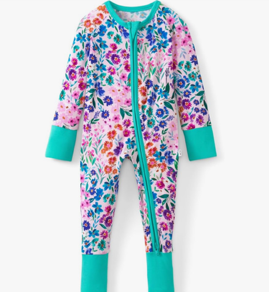 Little Sleepies Pajamas for Baby Boys & Girls, Viscose from Bamboo Baby Pajamas, Sleepers, 2-Way Zipper PJs