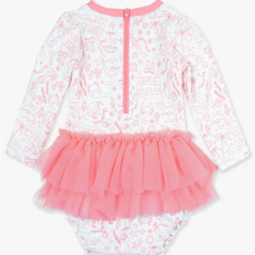 Tulle Skirted One Piece Rash Guard