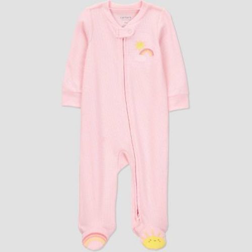 Carter's Just One You®️ Baby Girls' Sleep N' Play - Purple/yellow 6m