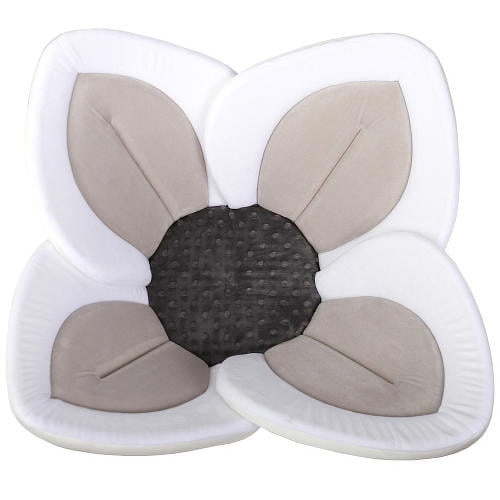 Blooming Baby Bath Lotus, Gray/White