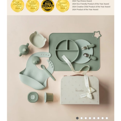 First Bites Gift Set (Sage/Mint)
