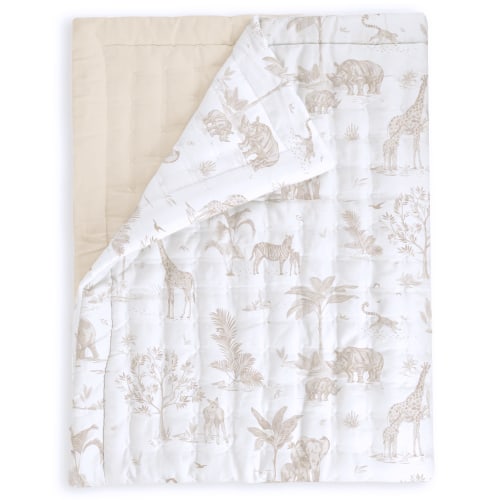 Organic Kids Quilt - Safari & Oat