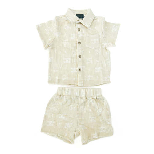 Jesus is King Shorts & Collard Tee Set – OUR HOUSE ABOVE (Size: 6-12mo)