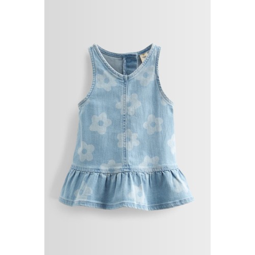 Print Denim Jumper