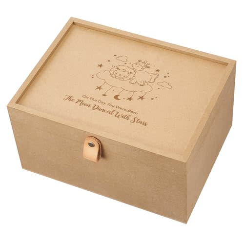 AW BRIDAL Baby Keepsake Box Newborn Memory Box for Keepsake New Parents New Mom Gifts Baby Shower Gifts for Infant Girls Boys Pregnancy Keepsake Storage Box Registry Gifts