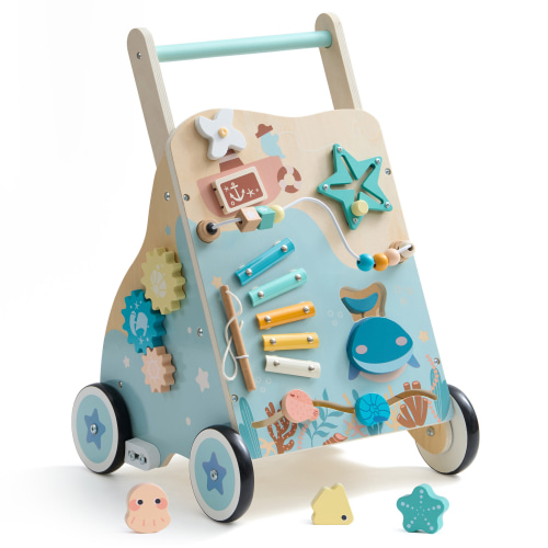 Baby Push Walker Wooden Ocean Themed