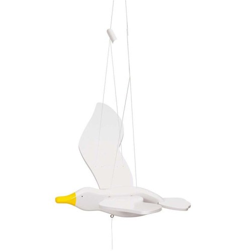 Wooden Seagull Mobile