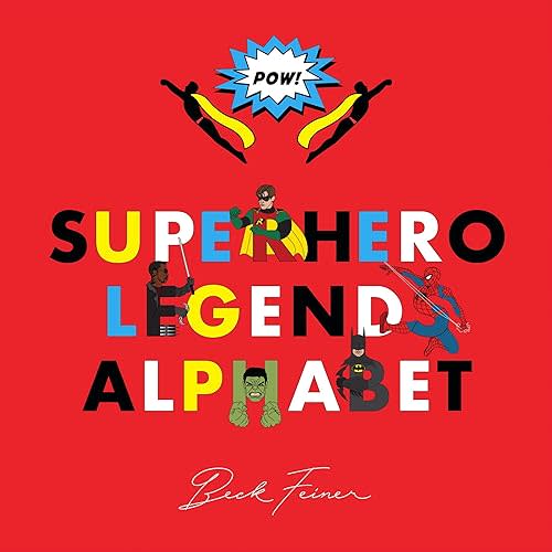 Superhero Legends Alphabet: Men Hardcover – Picture Book, October 24, 2023