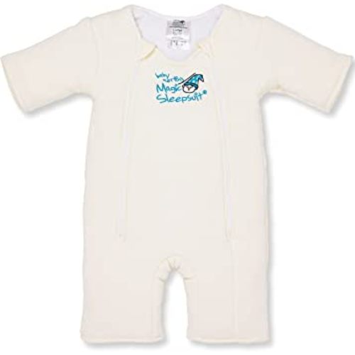 Baby Merlin's Magic Sleepsuit - Swaddle Transition Product - Cotton - Cream - 6-9 Months