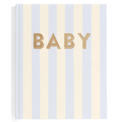 Baby Book Cloud Stripe - PRE-ORDER (ARRIVING AUGUST)