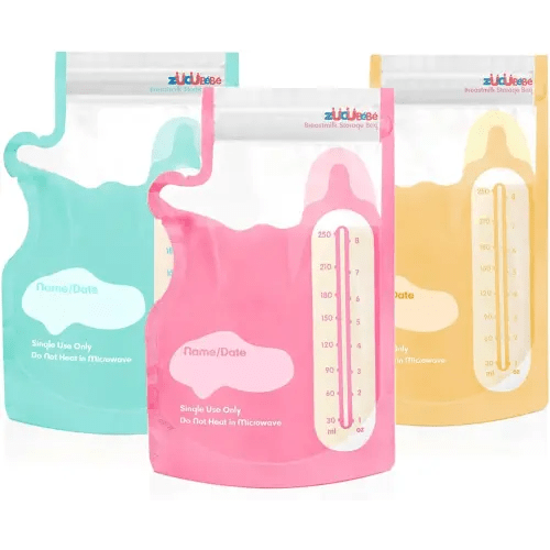 Breastmilk Storage Bags(150 Count)，8oz Milk Storage Bags for Breastfeeding，BPA Free with Easy Pour Spout, Self Standing, for Refrigeration and Freezing