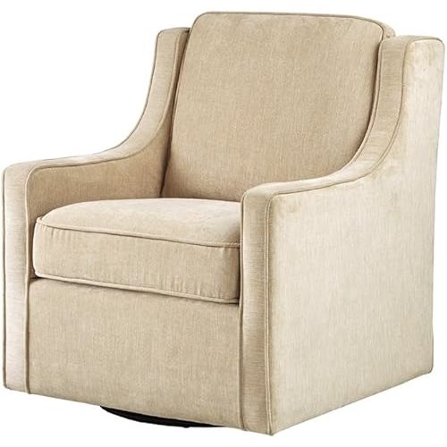 Madison Park Harris Swivel Chair Cream See Below (MP103-0287)
