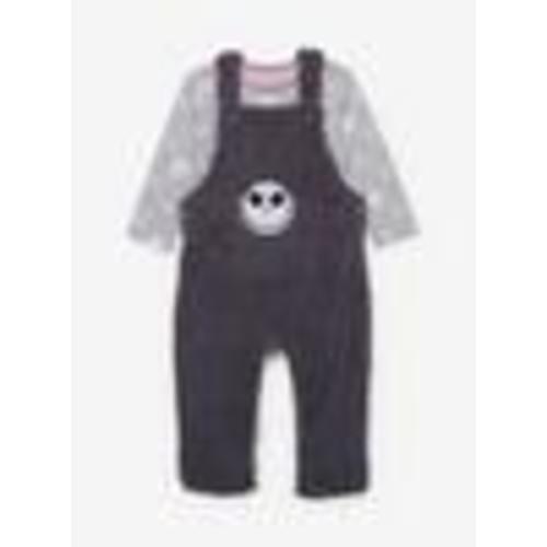 Disney The Nightmare Before Christmas Jack Skellington Infant Sherpa Overalls & Shirt Set | BoxLunch