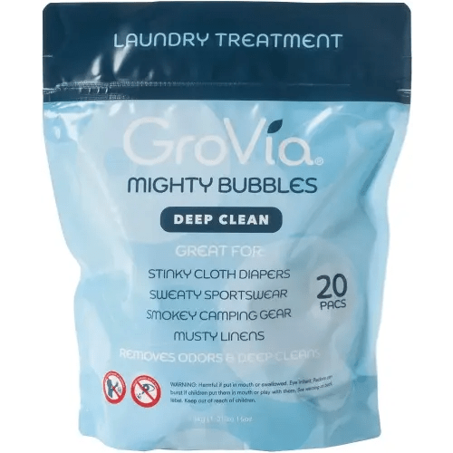 GroVia Mighty Bubbles Deep Clean Laundry Treatment | 20 Count