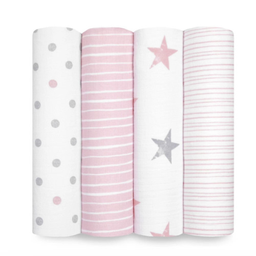 Doll Muslin Swaddle 4pk | aden + anais
