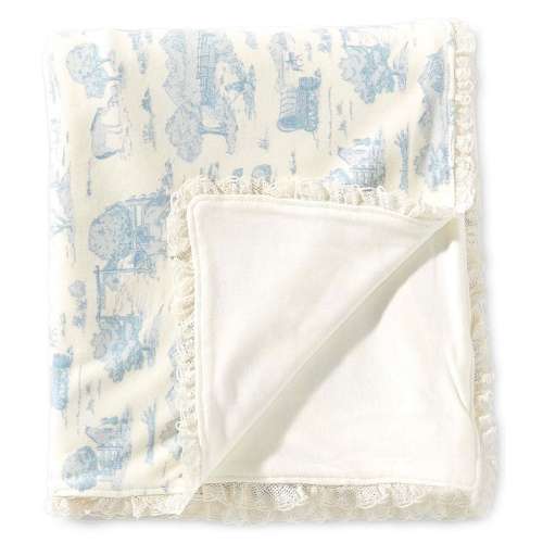 Edgehill Collection Baby Toile Swaddle Blanket