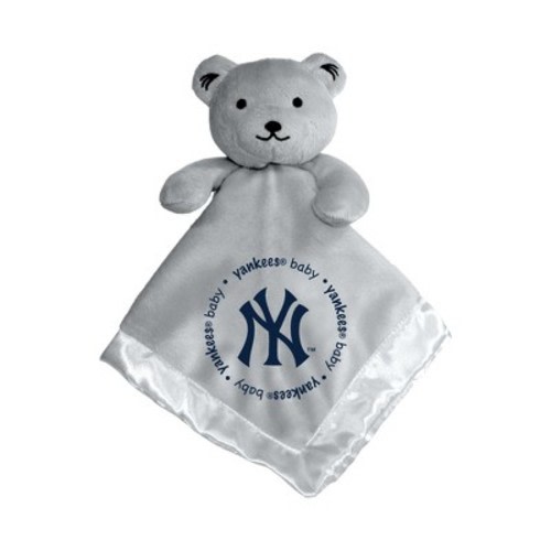 Babyfanatic Gray Security Bear - Mlb New York Yankees - Officially Licensed Snuggle Buddy