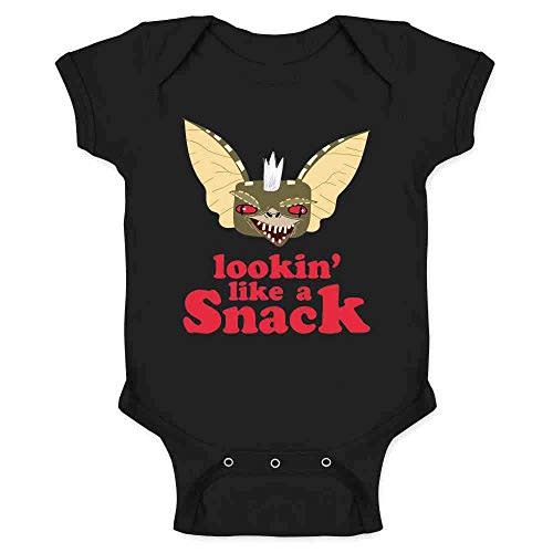 Pop Threads Lookin Like a Snack Funny Retro 80s Monster Baby Toddler Kids Girl Boy T-Shirt
