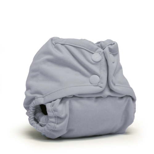Kanga Care Rumparooz Double Leg Gusset Reusable Cloth Diaper Cover Newborn Snap | Platinum 4-15 lbs