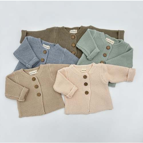 Andi Knitted Cardigan – Olive and Cradle