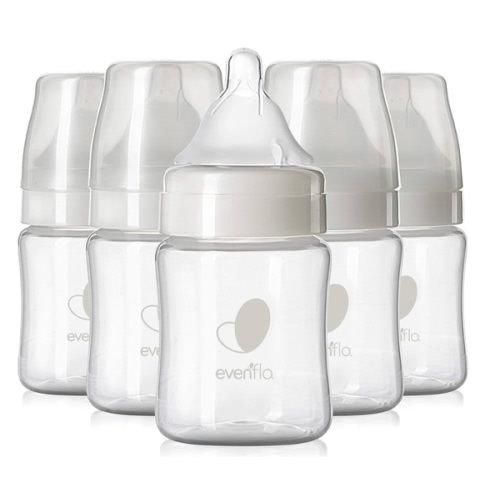 Evenflo Feeding Premium Proflo Venting Balance Plus Wide Neck Baby, Newborn and Infant Bottles - Developed by Pediatric Feeding Specialists - 5 Ounce (Pack of 18)