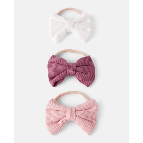 Baby Girl 3-Pack Bow Headwraps - Carter's | Carter's