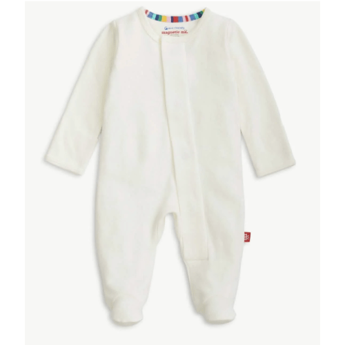 Magnetic Footie – Magnetic Me - cream organic cotton