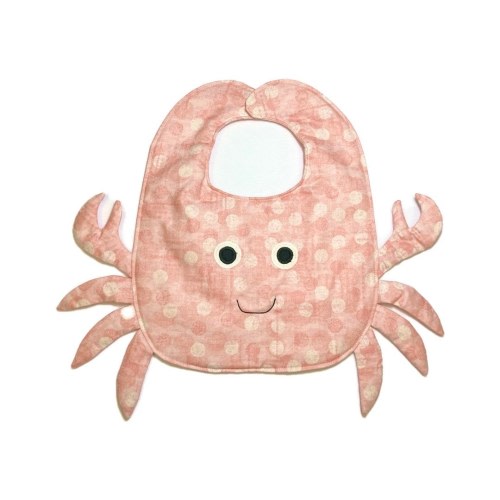 Crab Bib - Coastal Baby - Crab Party - Crab Birthday - Ocean Baby Gift - Ocean Baby Clothes -Beach Baby Gift - Beach Baby Clothes
