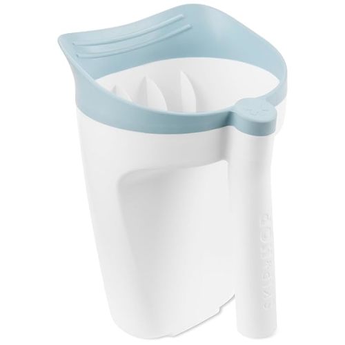 Skip Hop Baby Bath Rinse Cup Wave Tear Free Waterfall Rinser White