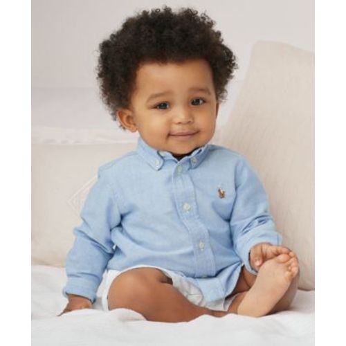 Baby Boys Cotton Oxford Button Shirt