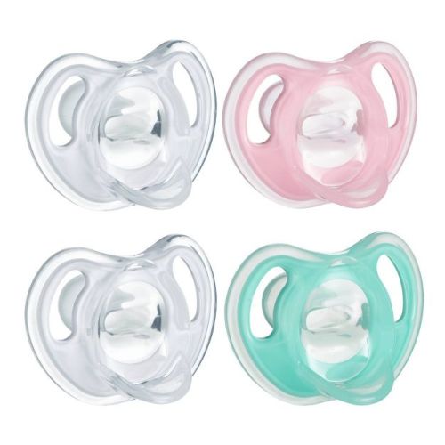 Tommee Tippee Ultra-light 4pk Silicone Baby Pacifier 0-6 Months