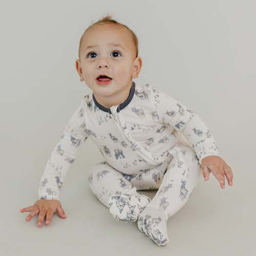 Zip-Up Footie Pajama - Cody