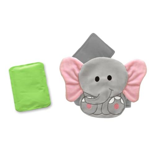 Baby Colic, Gas and Upset Stomach Relief, Baby Heated Tummy Wrap for Newborns - Belly Hugger - Infant Swaddling Belly Belt, Heating Pad with Soothing Warmth for Fussy Infants (Elephant)