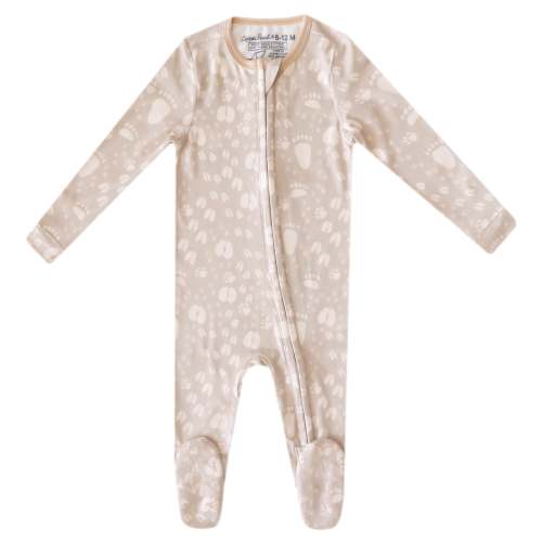 Zip-Up Footie Pajama - Tracker