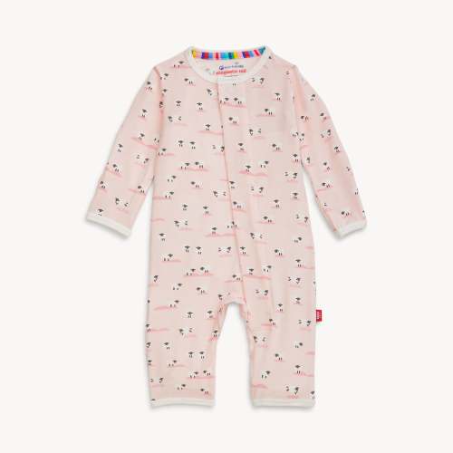 pink baa baa baby modal magnetic coverall – Magnetic Me