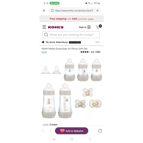 MAM Matte Essentials 10-Piece Gift Set