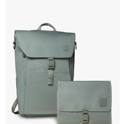 Everyday Diaper Backpack & Changing Wallet Bundle / Outdoorsy Sage