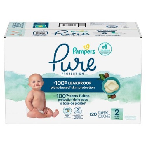 Pampers Pure Protection Diapers - (Select Size and Count), Size: 2
