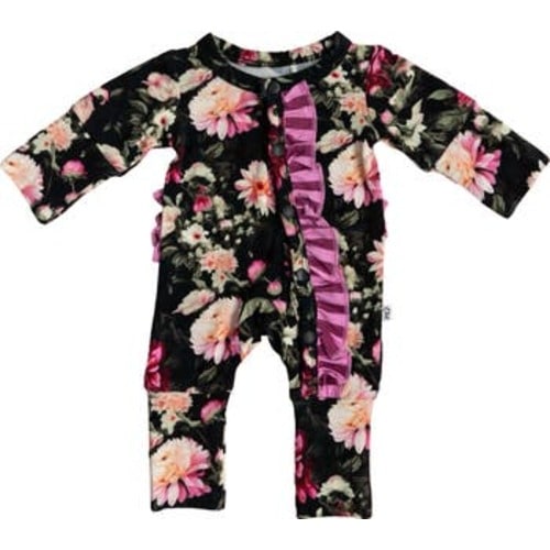 Fallon Ruffle Convertible Footie, 18-24M