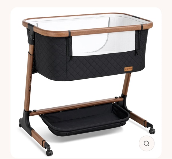 3 in 1 Smart Electric Baby Bassinet: Auto-Rocking Bassinet, Bedside Sleeper & Adjustable Height BN13