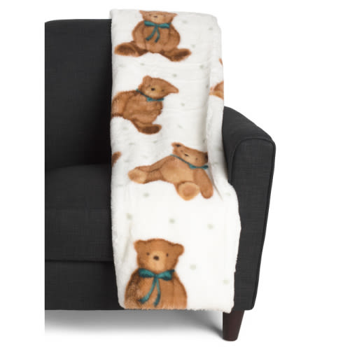 Teddy On Koda Throw | Back To Campus | T.J.Maxx