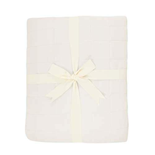 Adult Quilted Blanket in Oat | Bamboo Blanket | Kyte Baby