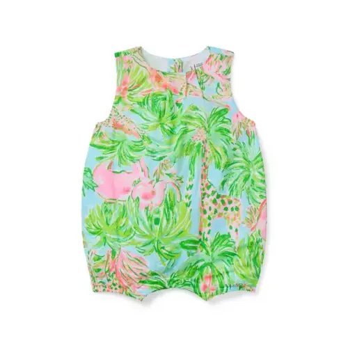 Baby Blue On Parade Lilly Pulitzer x Janie and Jack Rommy Baby Romper by Janie and Jack