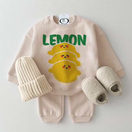 LEMON Baby 2-Piece Lovely Beige Set