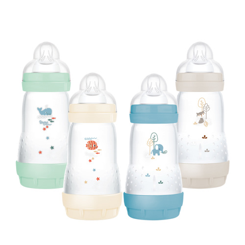 MAM ESAC 9oz Multi Color Boy, 4 Pack