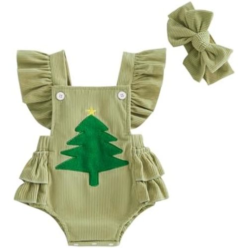 Cute Christmas jumper overall Baby Girl Clothes
