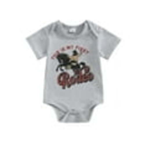 Western Baby Girls Boys Bodysuit Clothes Country Cowboy Cowgirl Funny Infant Creeper One-Piece Baby Bodysuit