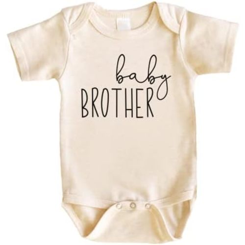 Bump and Beyond Designs Little Brother Shirt for Boys Baby Announcement