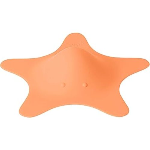 Boon Star Toddler Bathtub and Sink Drain Cover - Starfish Shaped Toddler Bathtub and Sink Drain Cover - Easy to Clean Bath and Sink Stopper - Baby Bath Essentials