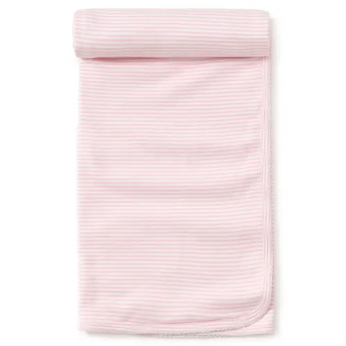 Simple Stripes Pink Blanket